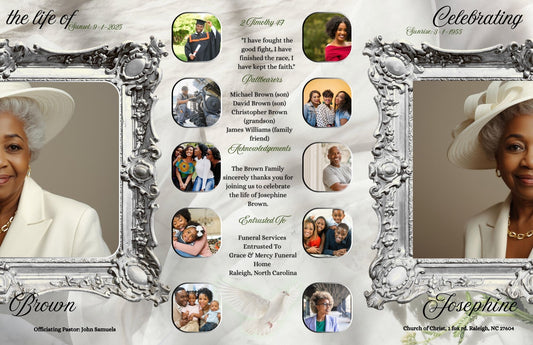 Gatefold Obituary 17 by  11