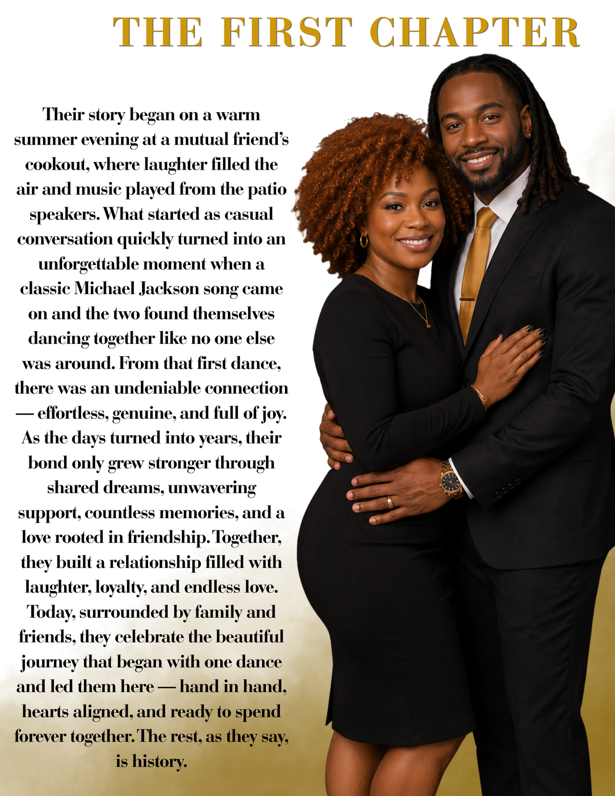 Modern Magazine-Style Wedding Program
