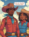 Cowboy Theme Coloring Book