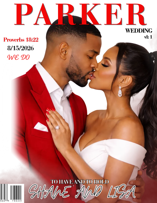Modern Magazine-Style Wedding Program